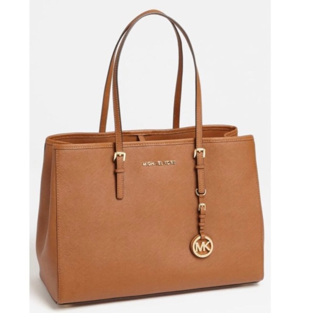 Michael Kors Large Jet Set Saffiano Leather Tote